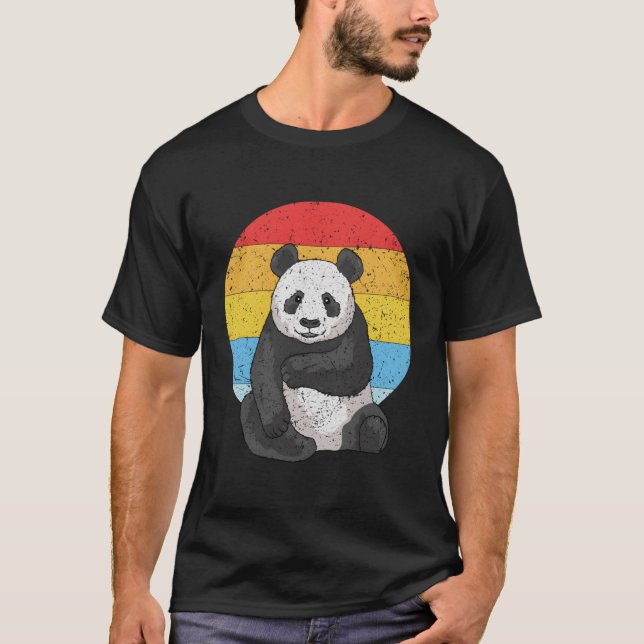 Panda Kawaii Panda T Shirt (Framsida)