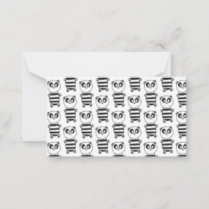 Panda Kids Anteckningskort