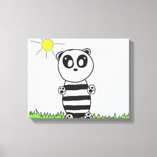 Panda Kids Canvastryck