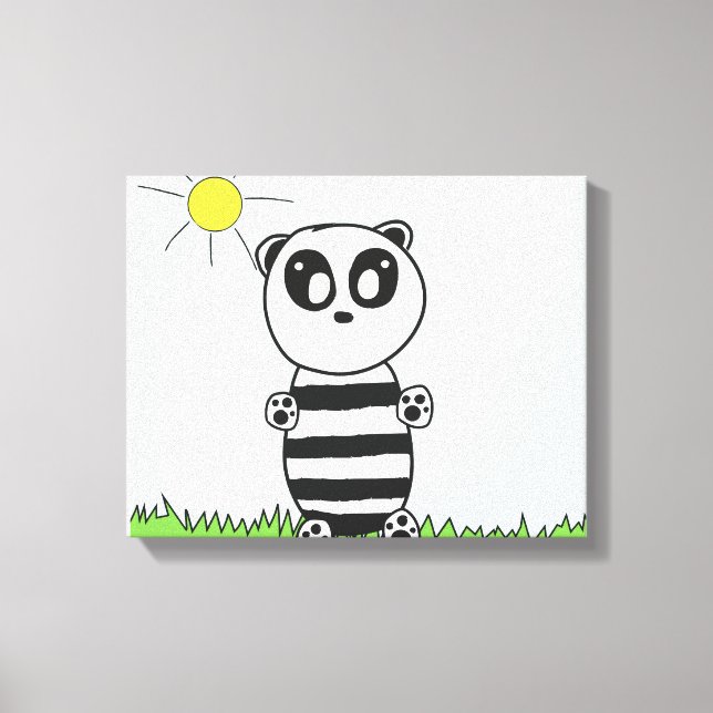 Panda Kids Canvastryck (Framsida)
