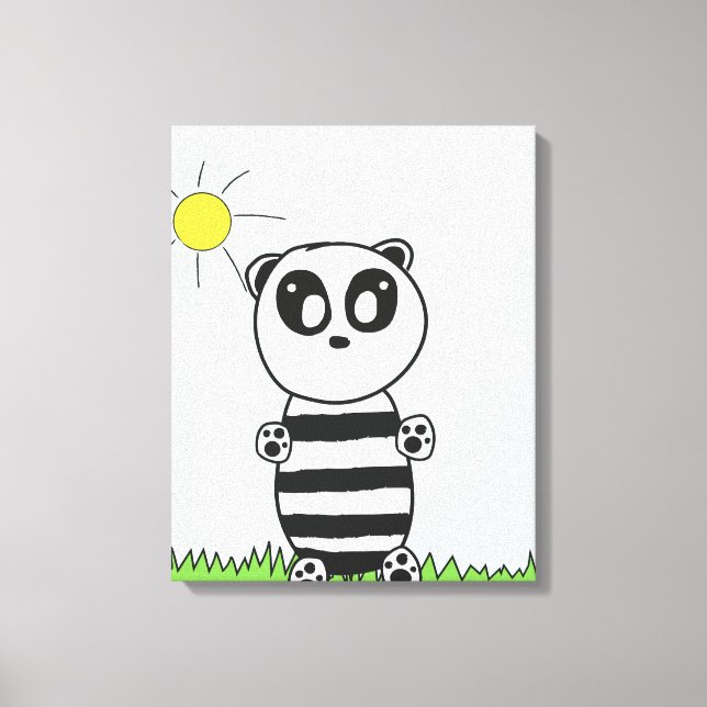 Panda Kids Canvastryck (Framsida)