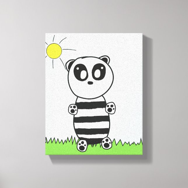 Panda Kids Canvastryck (Framsida)