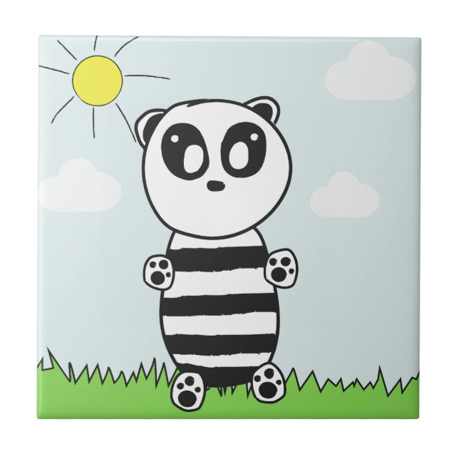 Panda Kids Kakelplatta (Framsidan)