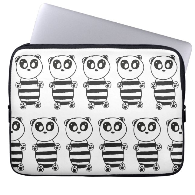Panda Kids Laptop Fodral (Framsidan)