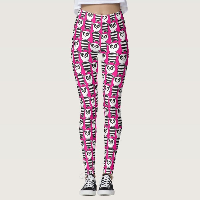 Panda Kids Leggings (Framsida)
