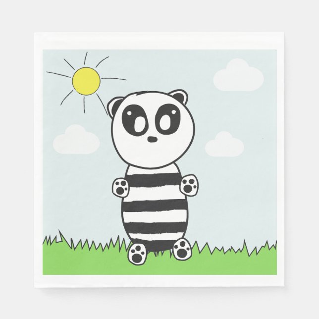 Panda Kids Pappersservett (Framsidan)