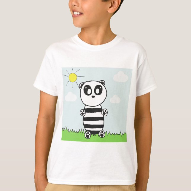Panda Kids T Shirt (Framsida)