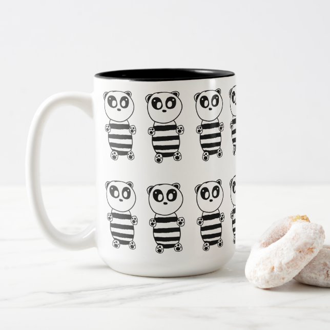 Panda Kids Två-Tonad Mugg (Med munk)