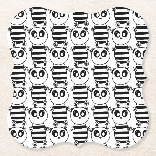 Panda Kids Underlägg Papper (Framsida)