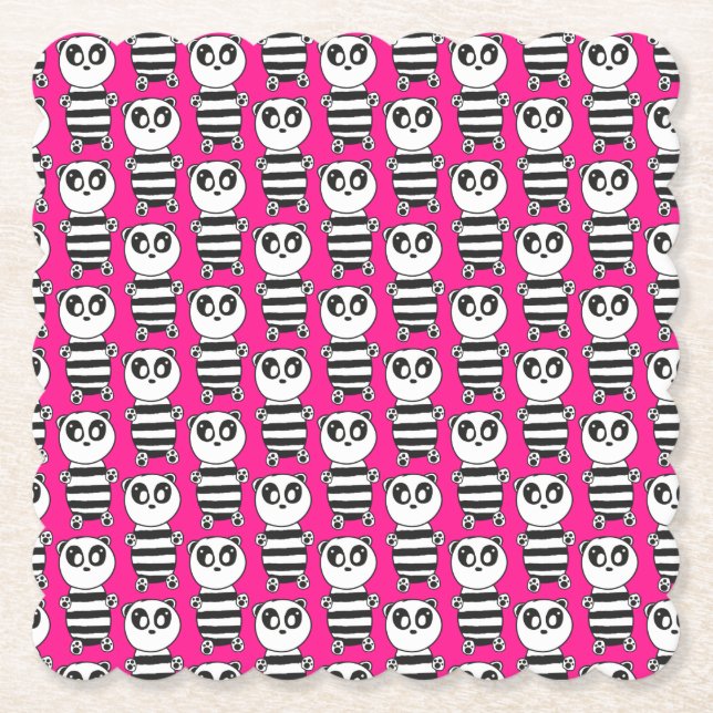Panda Kids Underlägg Papper (Framsida)