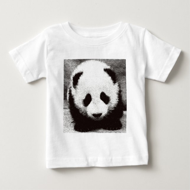 Panda-konstverk Tee Shirt (Framsida)