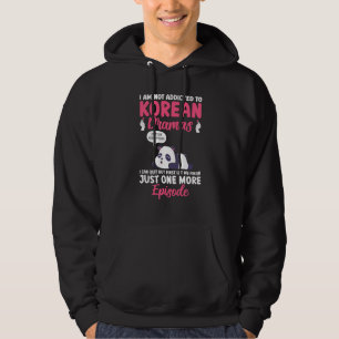 Panda Koreanska Drama Kärlek K Pop Finger Heart Kd Hoodie