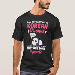 Panda Koreanska Drama Kärlek K Pop Finger Heart Kd T Shirt