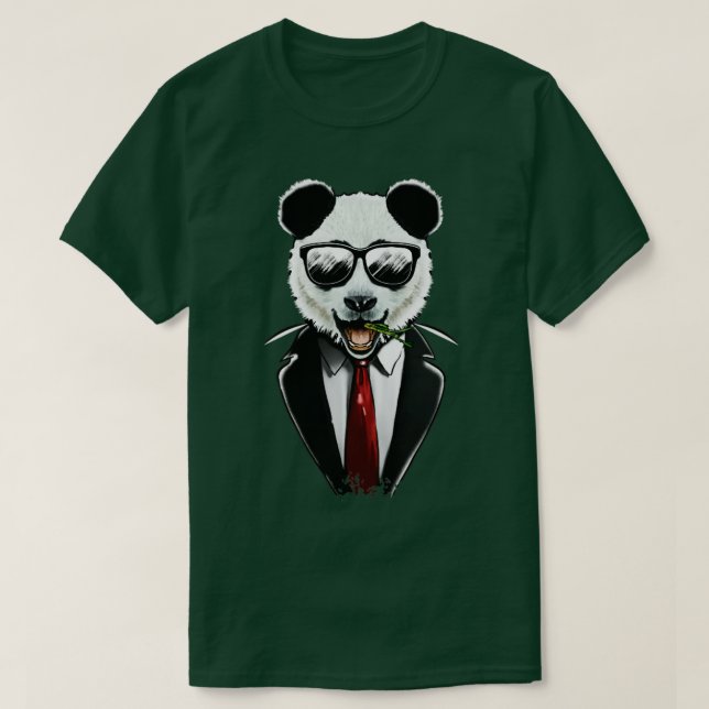 Panda Kostym T Shirt (Design framsida)