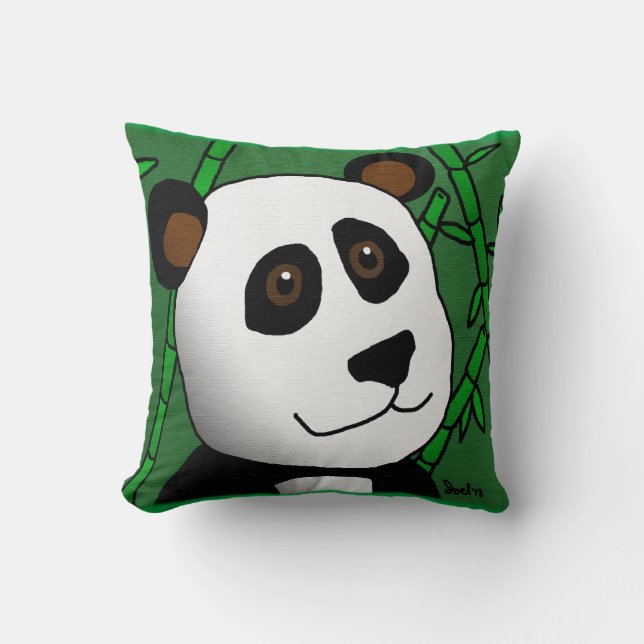 Panda kudde 16x16 (Framsida)