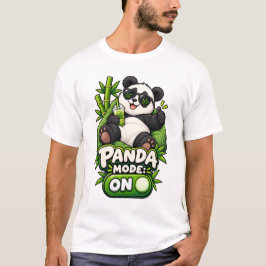 Panda-läge På T Shirt
