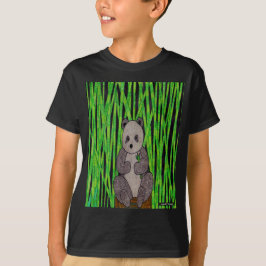 Panda (levande) - Grundläggande T-Shirt för Pojkar
