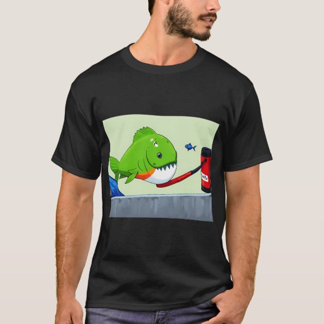 Panda loach - Protomyzon pachychilus T Shirt (Framsida)