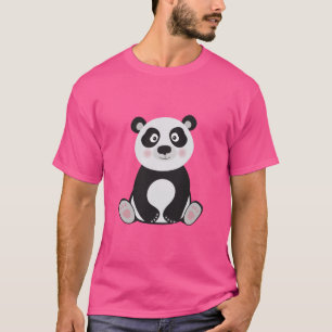 PANDA LOGOTYP TSHIRT UNIQUE DESIGE FRÅN OM MODE T SHIRT