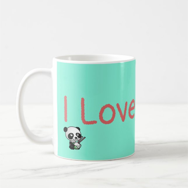 Panda Love Mug Kaffemugg (Vänster)