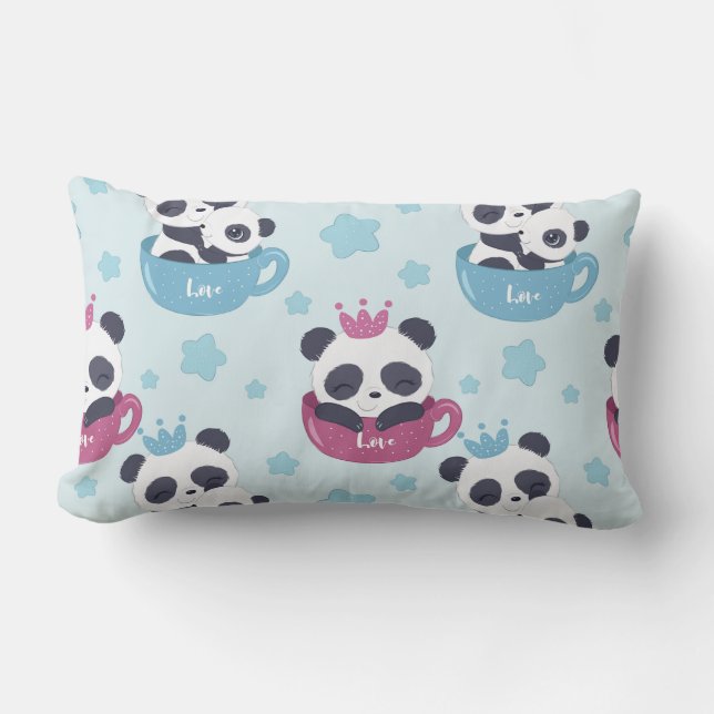 Panda Lover | The Panda Is A Nasty Animal Lumbarkudde (Framsida)