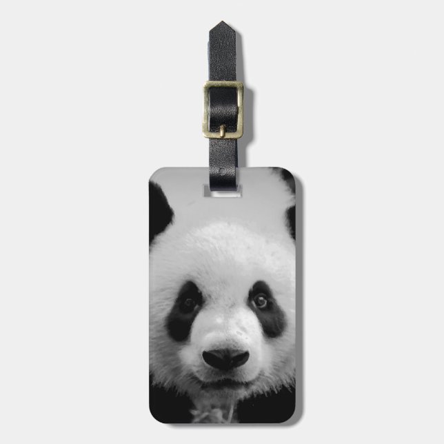 Panda Luggage Taggs Bagagebricka (Vertikal Framsida)