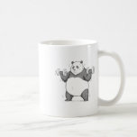 Panda Lywing Dumbbells Gym Funny Design För manar Kaffemugg<br><div class="desc">Panda Lywing Dumbbells Gym Funny Design För manar</div>