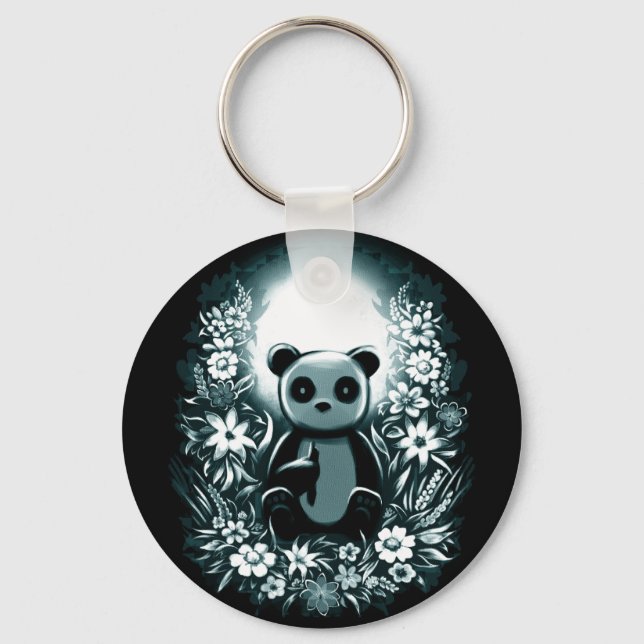 Panda Måne Nyckelring (Framsida)