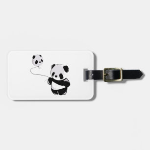 Panda med ballongen bagagebricka
