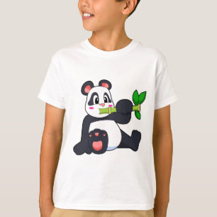 Panda med Bamboo T Shirt