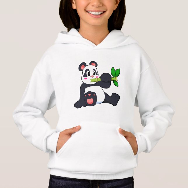 Panda med Bamboo T Shirt (Framsida)