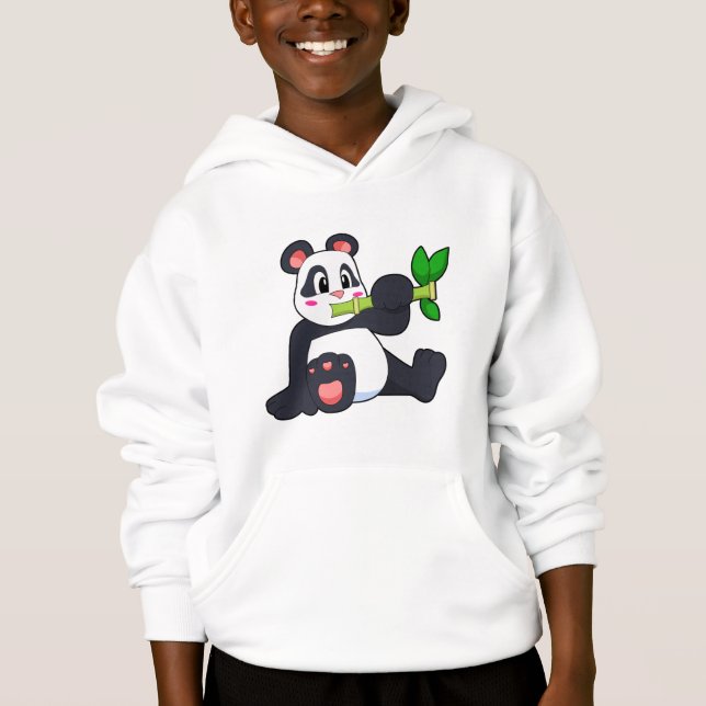 Panda med Bamboo T Shirt (Framsida)