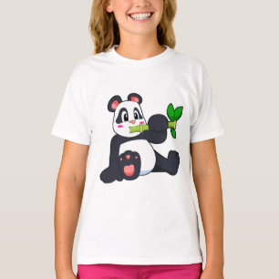 Panda med Bamboo T Shirt