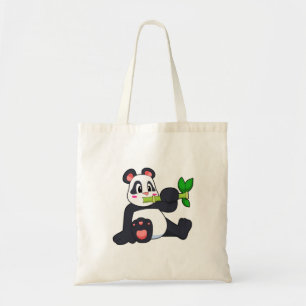 Panda med Bamboo Tygkasse