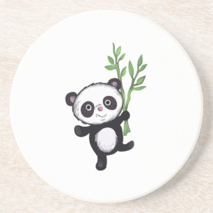 PANDA MED BAMBU UNDERLÄGG