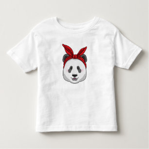 Panda med Bandana T Shirt
