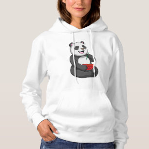 Panda med Bowl Ramen T Shirt