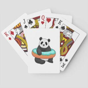 Panda med Donut Casinokort