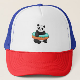 Panda med Donut Keps