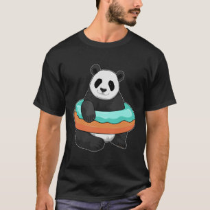 Panda med Donut T Shirt