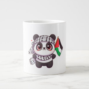 Panda med fred i Palestina Jumbo Mugg