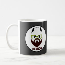 Panda med grönt glasögon BEARDO Kaffemugg