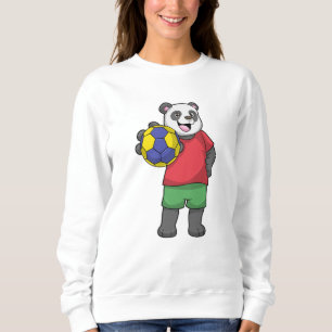 Panda med handbollsport t shirt