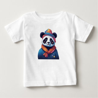 Panda med hatt t shirt