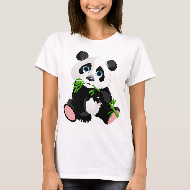 Panda med Kärlek T Shirt (Framsida)