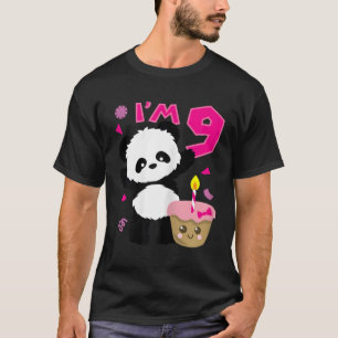 Panda med Kawaii Cake 9 Py T Shirt
