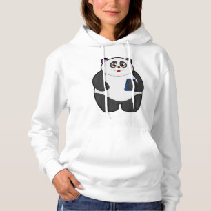 Panda med Mobile mobil T Shirt