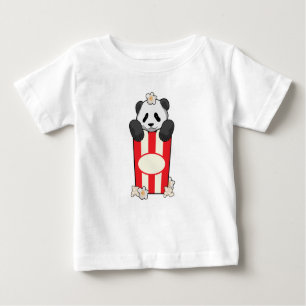 Panda med Popcorn T Shirt