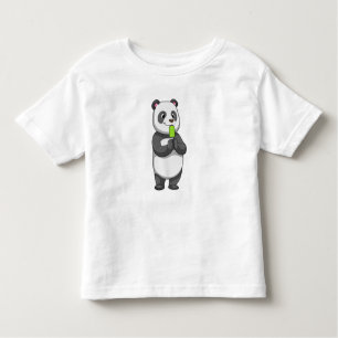Panda med Popsicle T Shirt