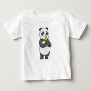 Panda med Popsicle T Shirt